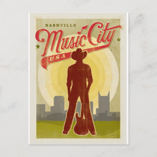 Carte Postale Faire-part Save the date   Nashville, TN - Music City USA