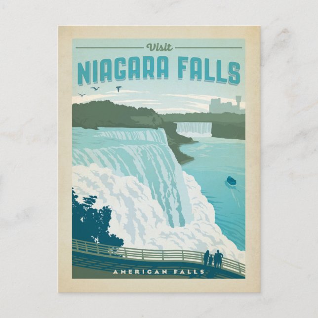 Carte Postale Faire-part Save the date | Niagara Falls, NY (Devant)