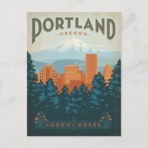 Carte Postale Faire-part Save the date   Portland, OU