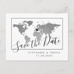 Carte Postale Faire-part Save the Date Postcard
