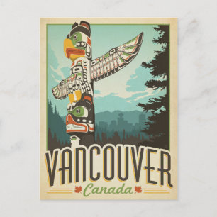 Carte Postale Faire-part Save the date Vancouver, Canada