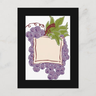 Carte Postale Faire-part Save The Date Wine Label