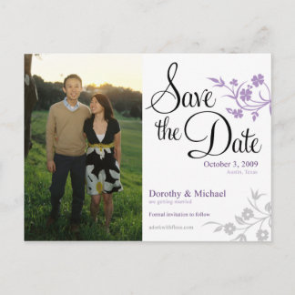 Carte Postale Faire-part savethedate