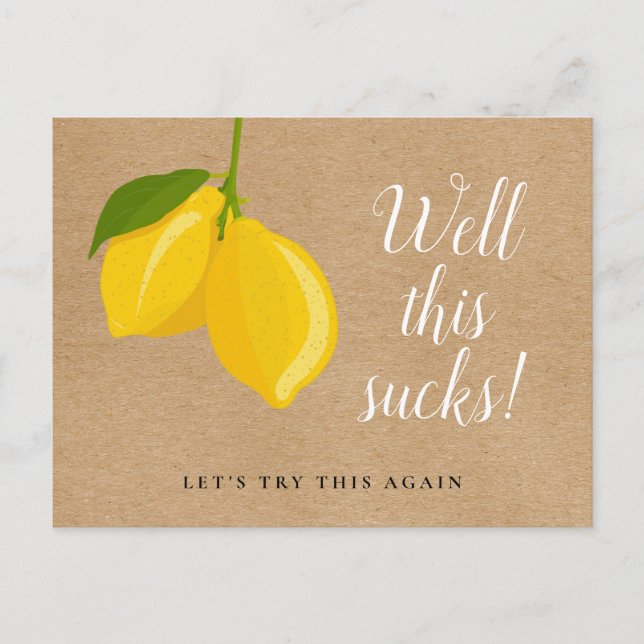 Carte Postale Faire-part Script de changement de date de douche nuptiale Ci (Devant)