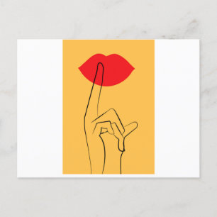 Carte Postale Faire-part secret