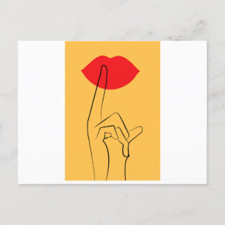 Carte Postale Faire-part secret