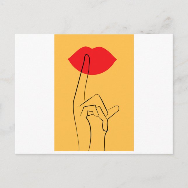 Carte Postale Faire-part secret (Devant)