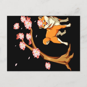 Carte Postale Faire-part Shiba Inu Chien drôle Cadeau ménager significati