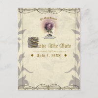 Soyez notre invité Rose Enchantée Vintage Économis