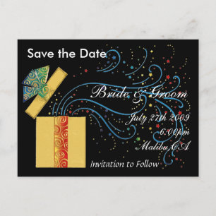 Carte Postale Faire-part Surprenez-moi, Sauvegarder la date - Personnalisé