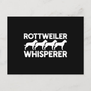 Carte Postale Faire-part T-shirt Rottweiler
