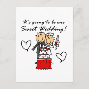Carte Postale Faire-part T-shirts et cadeaux One Sweet Wedding