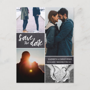 Carte Postale Faire-part Tableau de bord personnalisé Enregistrer la date 4