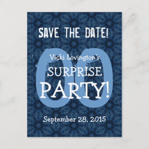 Carte Postale Faire-part Toute Année Sauvegarder la Date Surprise Anniversa