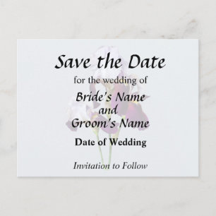 Carte Postale Faire-part Trois Irlandais dans les nuances de Magenta