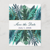 Tropical Green Turquoises mariage Enregistrer la d