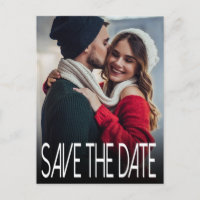 Une photo moderne Enregistrer la date verticale
