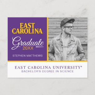 Carte Postale Faire-part Université de Caroline de l'Est Caroline de l'Es
