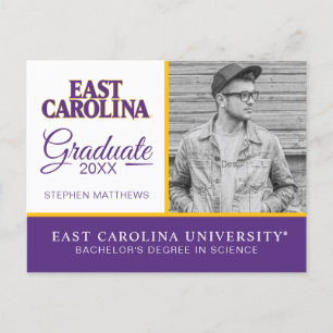 Carte Postale Faire-part Université d'État de Caroline orientale   East Car