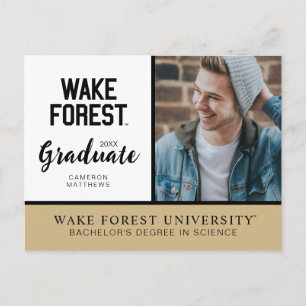 Carte Postale Faire-part Université Wake Forest   Wake Forest