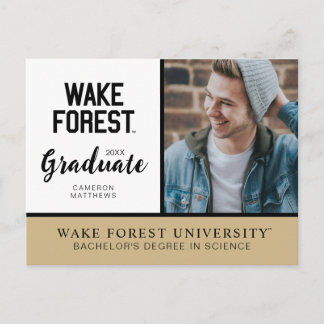 Carte Postale Faire-part Université Wake Forest | Wake Forest