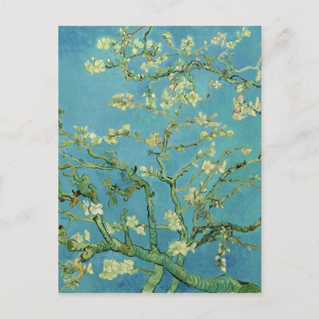 Carte Postale Faire-part Van Gogh | Fleur d'amande | Nouvelle adresse (Devant)