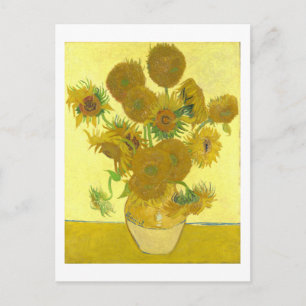 Carte Postale Faire-part Van Gogh   Tournesols I   Changement d'adresse