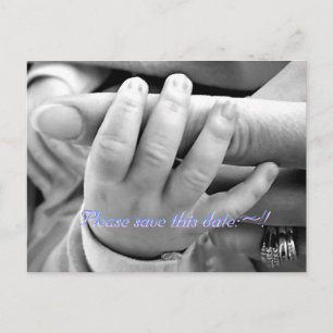 Carte Postale Faire-part Veuillez faire gagner cette date : ~ ! , Sauvez