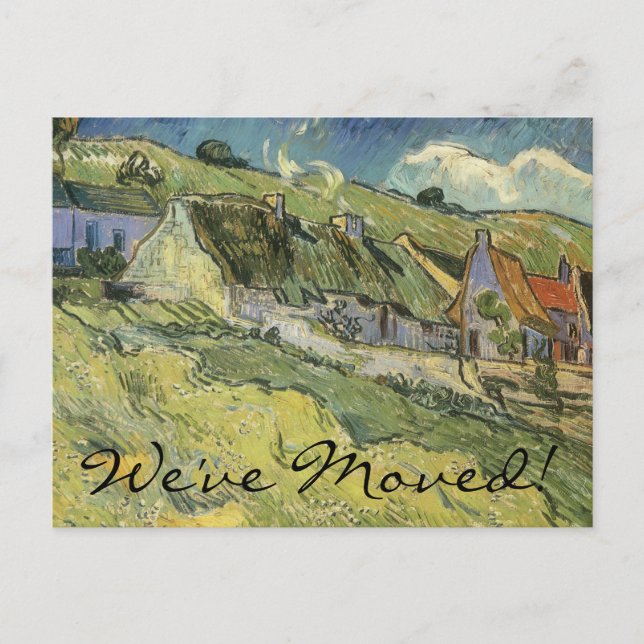 Carte Postale Faire-part Vincent van Gogh - Chalets à chaume (Devant)