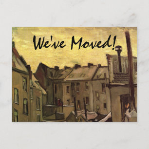 Carte Postale Faire-part Vincent Van Gogh Vieilles Maisons, Changement d'Ad