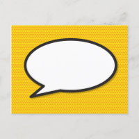 Votre bulle de message amusante rétro de bande des