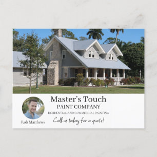 Carte Postale Faire-part Votre message Photo Nouvelle entreprise client Ann