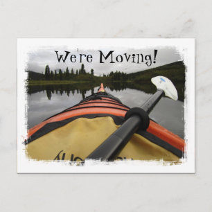 Carte Postale Faire-part Vue de My Kayak ; changement d'adresse