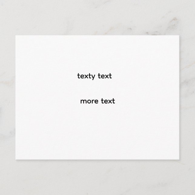 Carte Postale Faire-part waefwef announcement postcard (Devant)