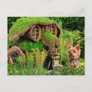 Carte Postale Faire-part Yorkie Nouvelle adresse