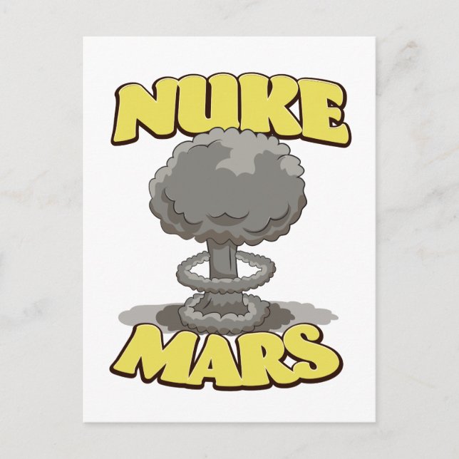 Carte Postale Faire sauter Mars (Devant)