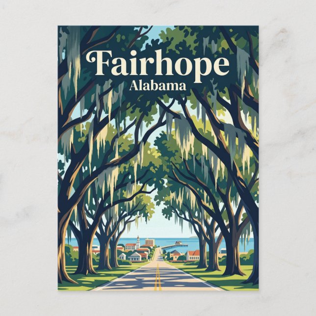 Carte Postale Fairhope États-Unis (Devant)