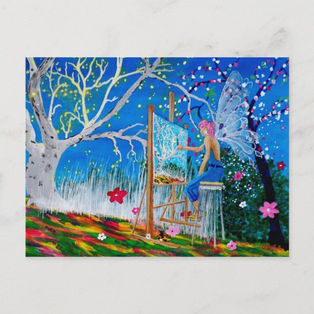 Carte Postale Fairy Artist Faery (Devant)