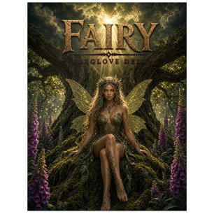 Carte Postale Fairy Foxglove Dell Dark Cinéma