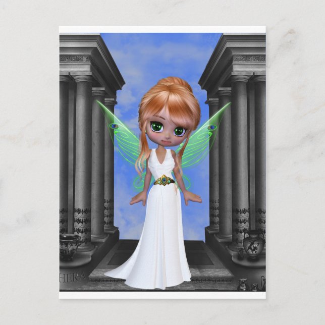 Carte Postale Fairy "Hera" Déesse grecque (Devant)