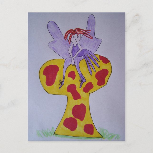 Carte Postale fairy Purple (Devant)