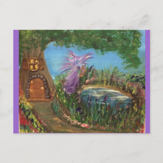 Carte Postale Fairy Tree House par Harmony
