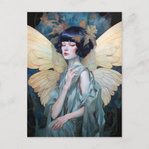 Carte Postale Fairy Woman Imaginaire Art