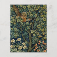Faisan d'arbre boisé William Morris