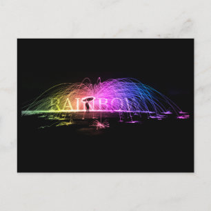 Carte Postale Faisant Tourner L'Arc-en-Ciel