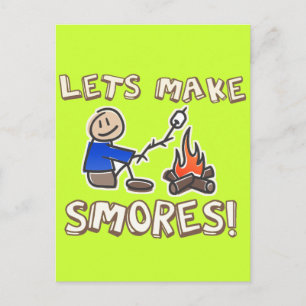 Carte Postale Faisons des S'mores !