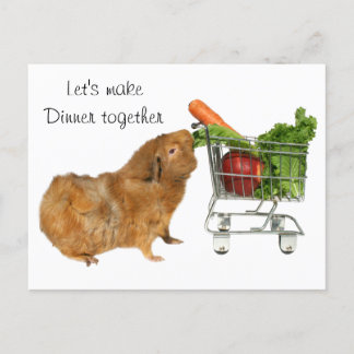 Carte Postale Faisons le dîner ensemble