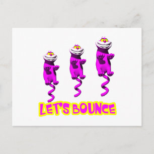 Carte Postale Faisons rebondir le chat qui rebondit
