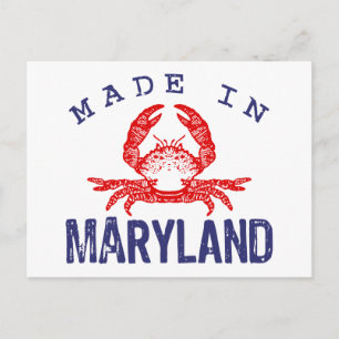 Carte Postale Fait Dans Le Maryland