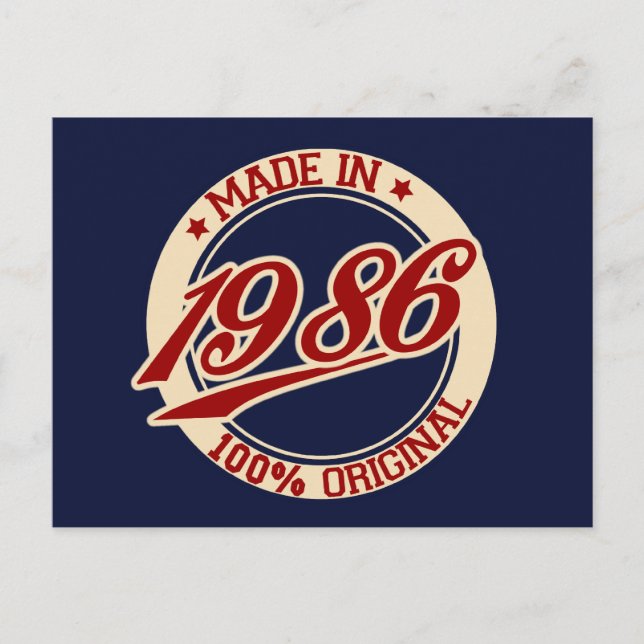 Carte Postale Fait En 1986 (Devant)